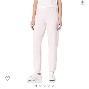 Hanes cinch bottom baby pink sweats